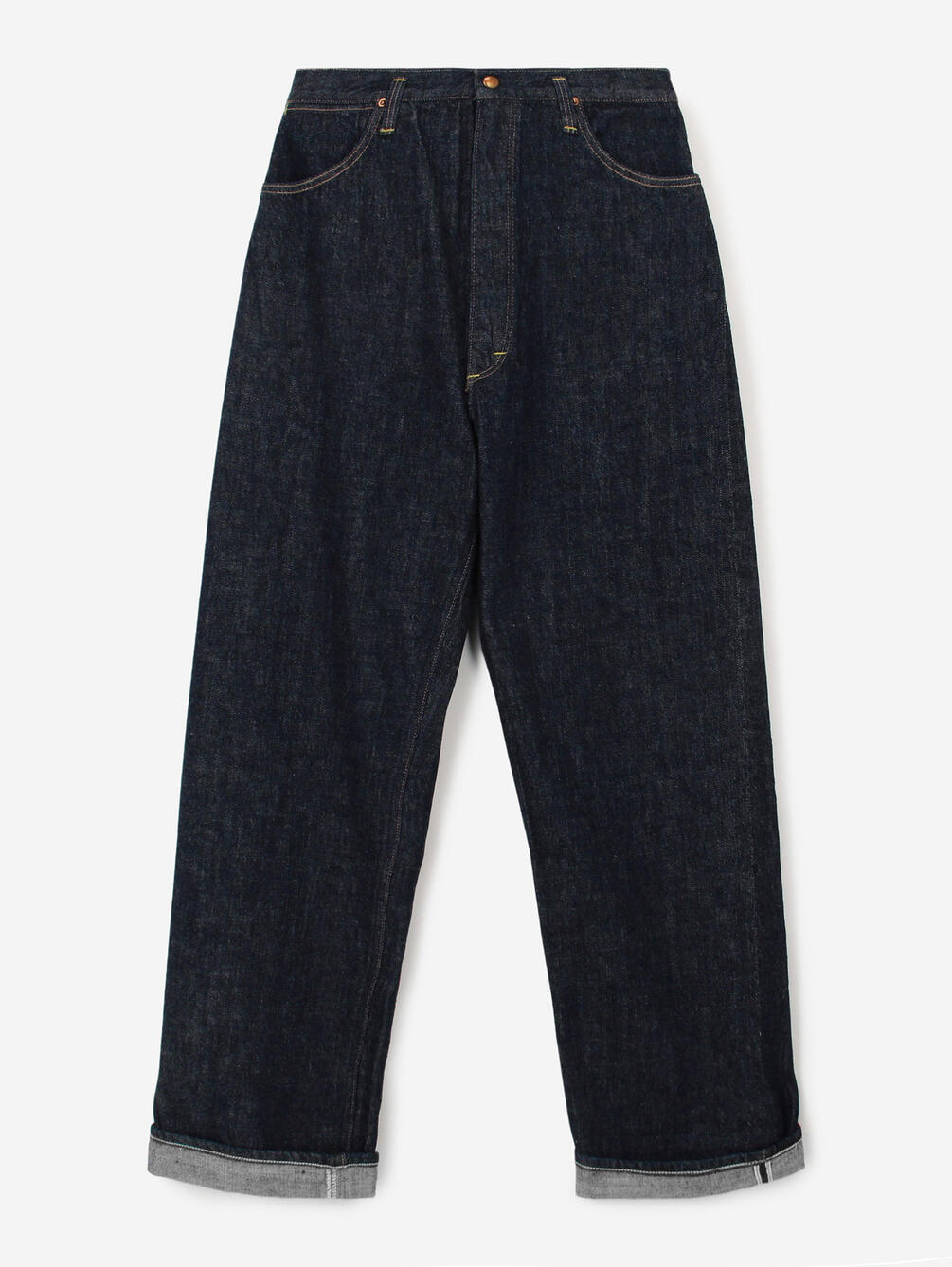 orSlow | HIGH WAIST SELVEDGE DENIM PANTS WOMEN
