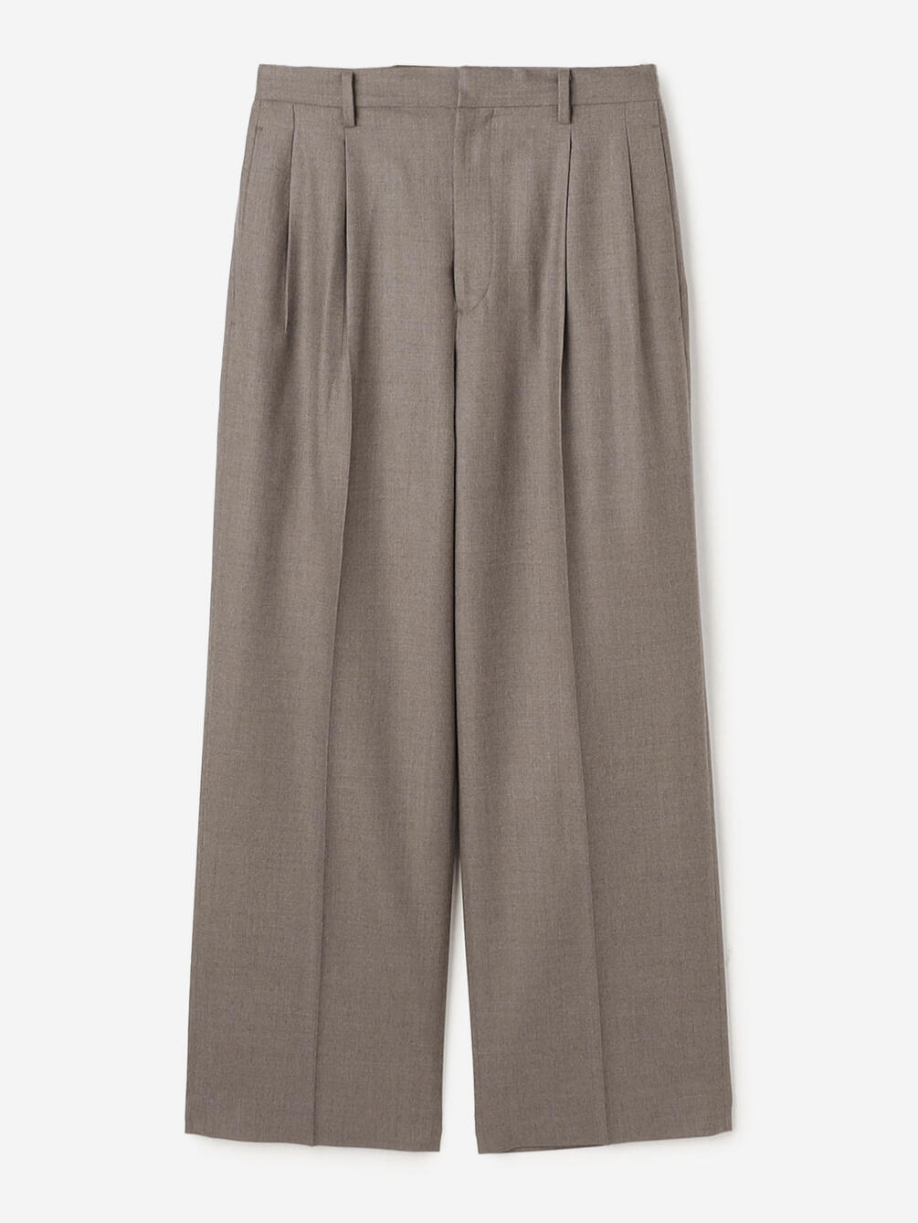 AURALEE | SUPER LIGHT WOOL TWO-TUCK SLACKS WOMEN