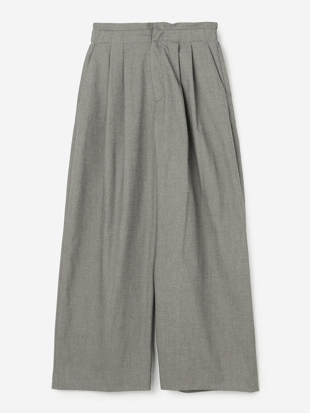 MORRIS & SONS | シャークスキン 2タック バギーパンツ WOMEN