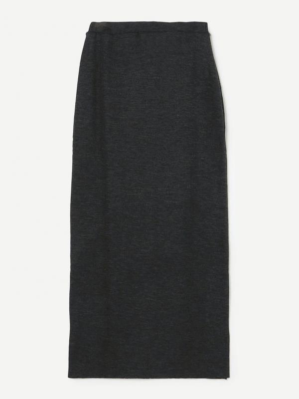 blurhms | ウールリブ ロングスカート WOMEN