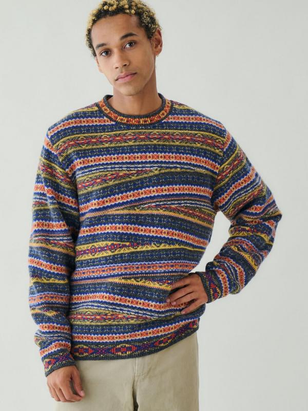 COOHEM | クレイジーフェアアイル ニットプルオーバー MEN