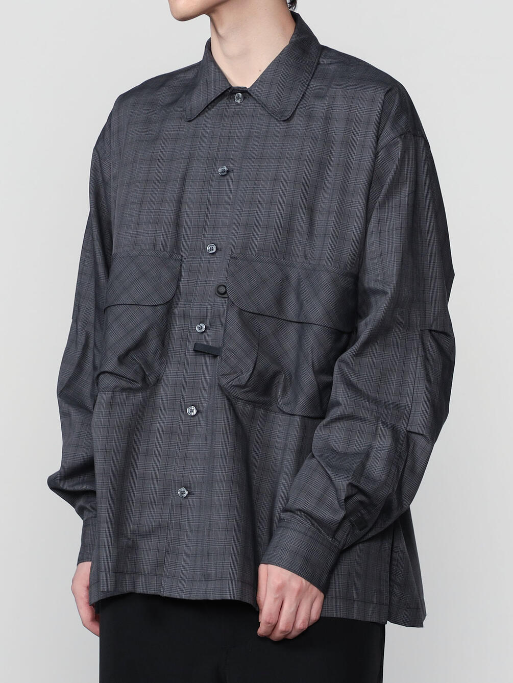DAIWA PIER39 | TECH SPORTS OPEN COLLAR SHIRT L/S NOVA CHECK MEN
