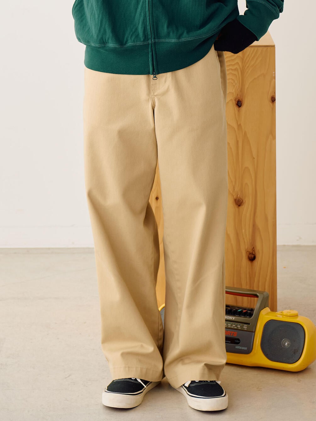 TUF-NUT | T/C TWILL WIDE WORK TROUSERS MEN