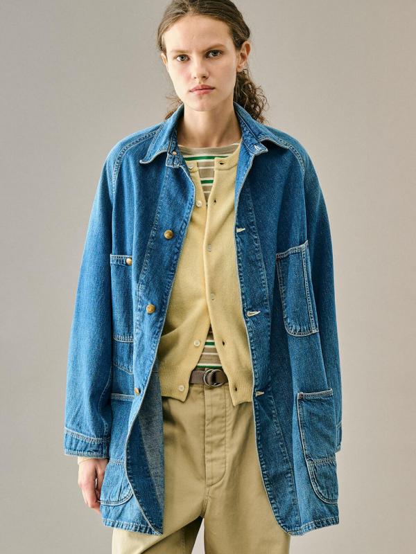 【先行予約】orSlow | LOOSE FIT DENIM COVERALL WOMEN