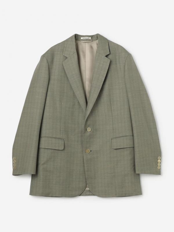 AURALEE | BLUEFACED WOOL JACKET WOMEN