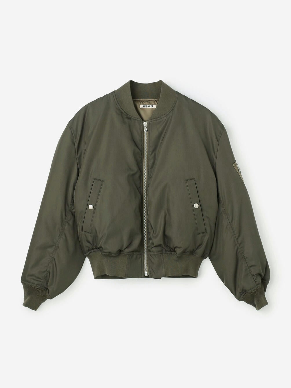 AURALEE | HIGH DENSITY SILK TWILL FLIGHT BLOUSON WOMEN