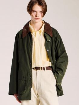 ハ*ン様 【美品】Barbour BEDALE 44 セージ 英国製 オーバーサ 00s ENGLAND製 Barbour BEDALE バブアー ビデイル 3ワラント ワックス
