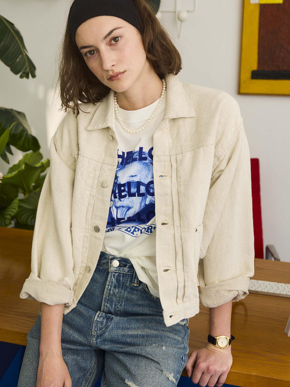 Oblada | 1936 HEMP DENIM JACKET WOMEN