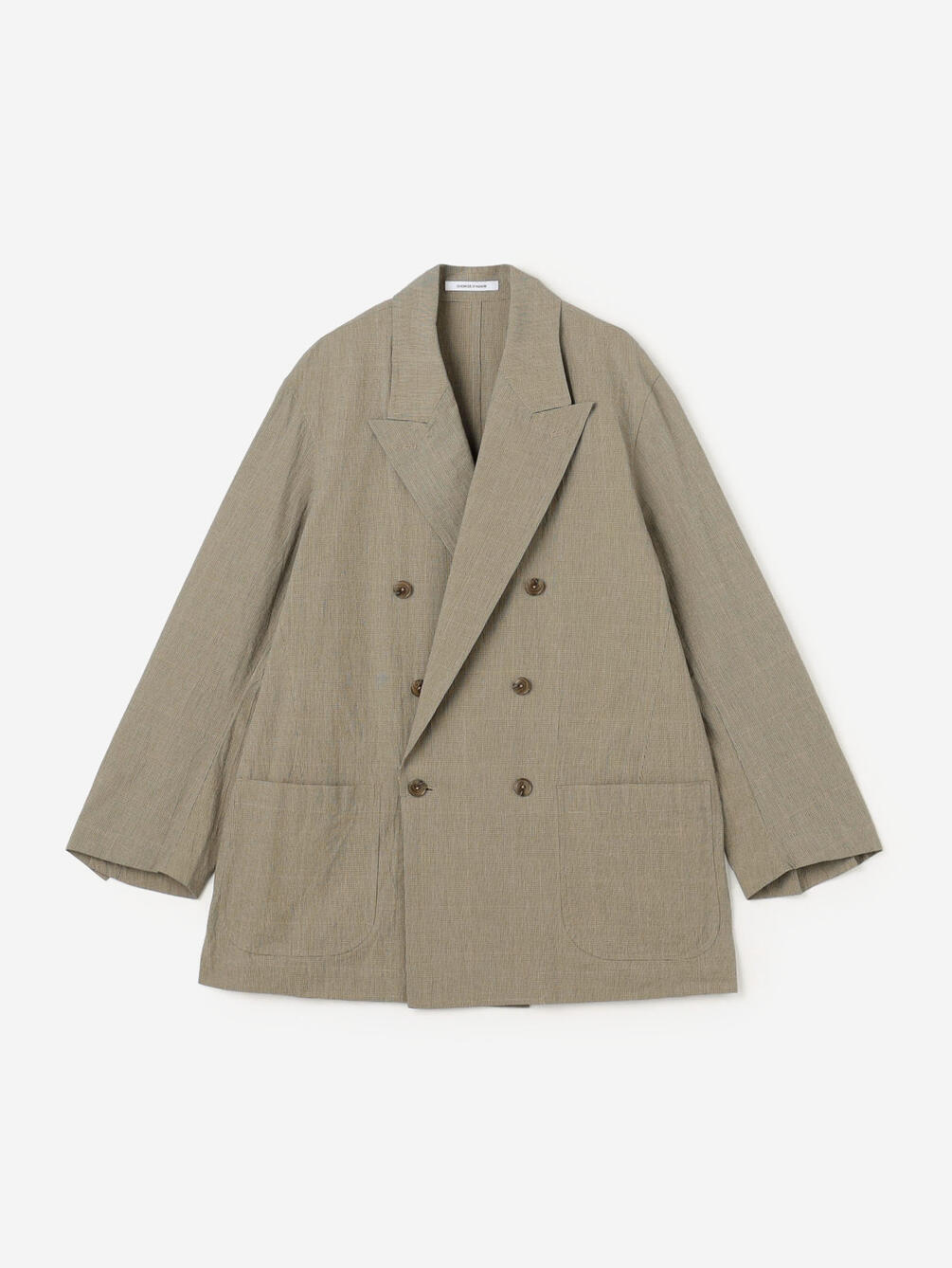 CHEMISE D'ADAM | 〈別注〉コットン ダブルブレスト シャツジャケット WOMEN