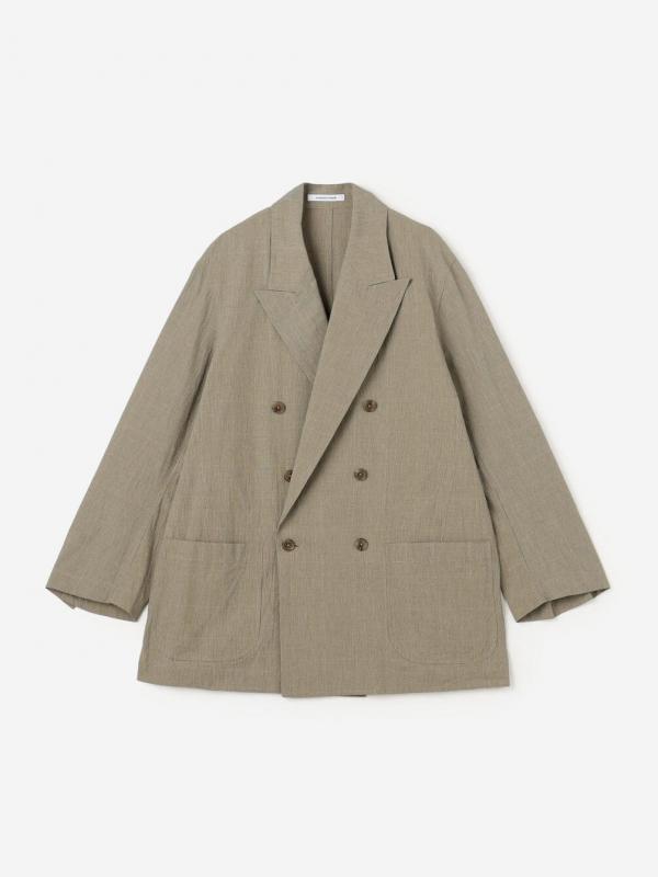 CHEMISE D'ADAM | 〈別注〉コットン ダブルブレスト シャツジャケット WOMEN