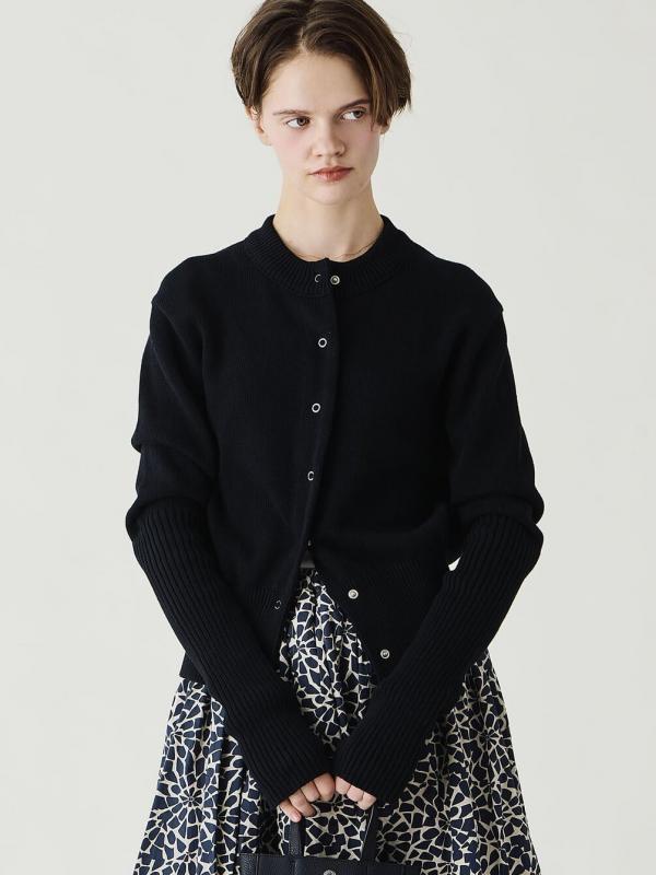 THE SHINZONE | COTTON LONG RIB CARDIGAN WOMEN