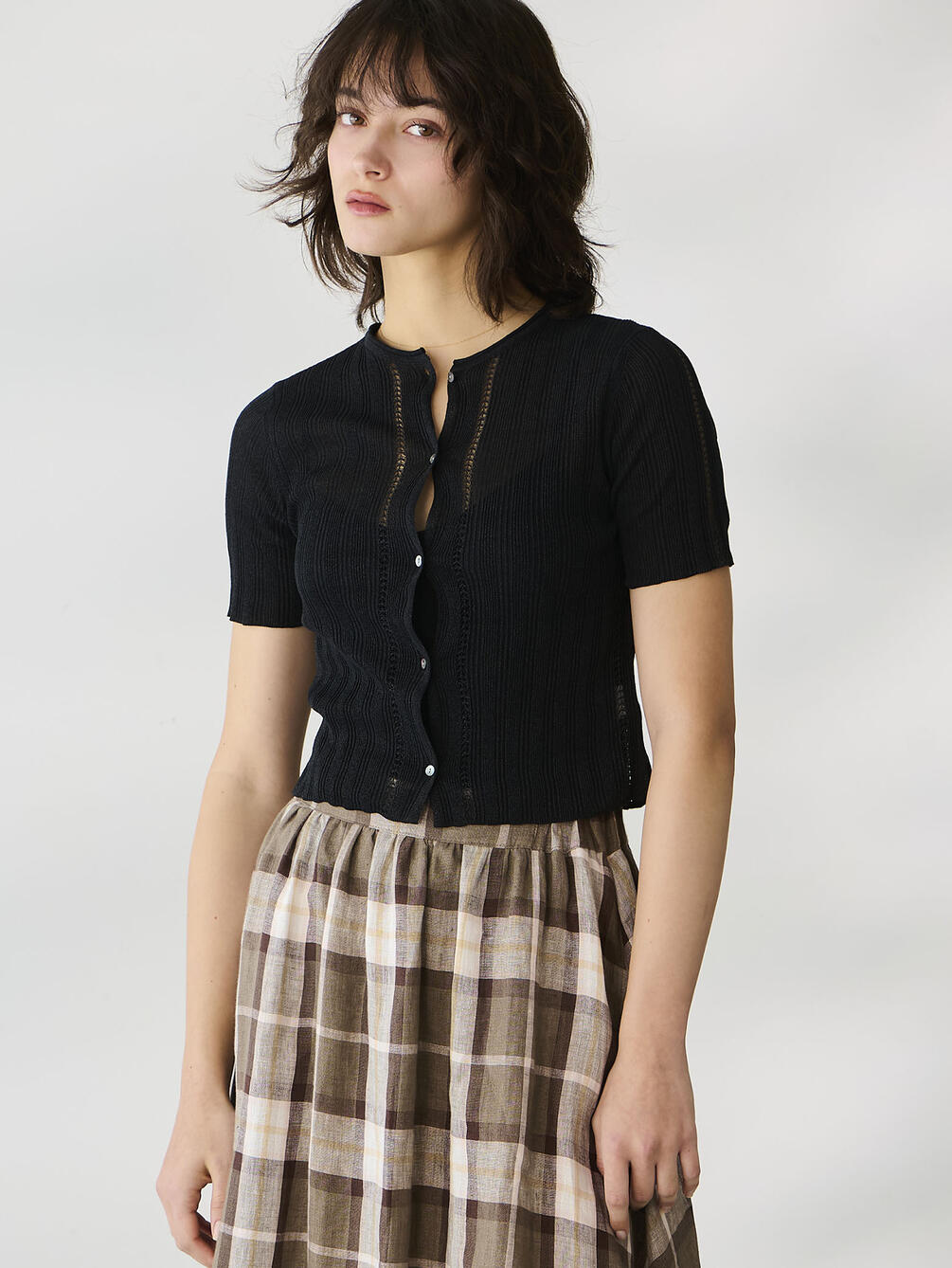 WALANCE | ペーパーリブニット 2WAYニット WOMEN