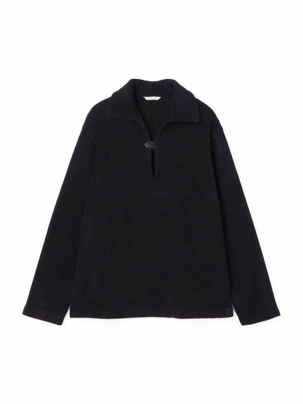 AURALEE | COTTON NYLON PILE P/O SHIRT WOMEN