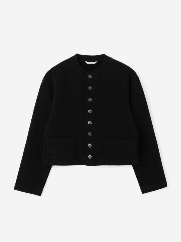 AURALEE | SMOOTH SOFT BD SWEAT CARDIGAN WOMEN