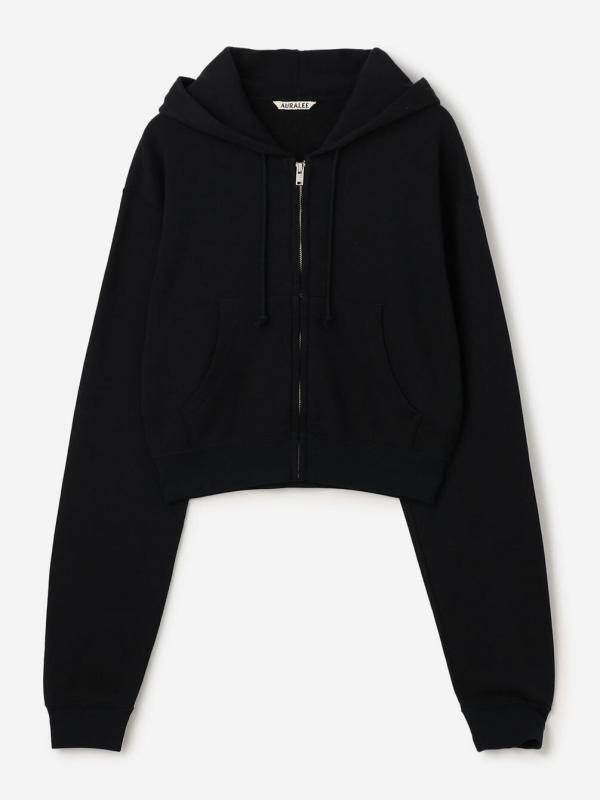 AURALEE | HIGH TWIST LIGHT SWEAT ZIP PARKA WOMEN