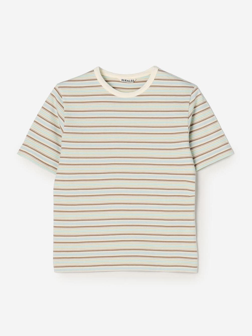 AURALEE | GRADIENT STRIPE JERSEY TEE WOMEN
