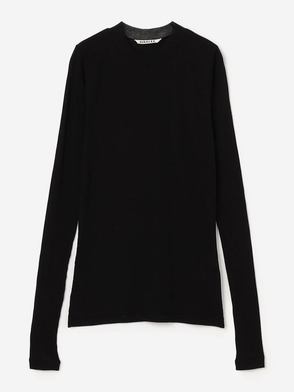 AURALEE | SUPER HIGH GAUGE SHEER RIB L/S TEE WOMEN