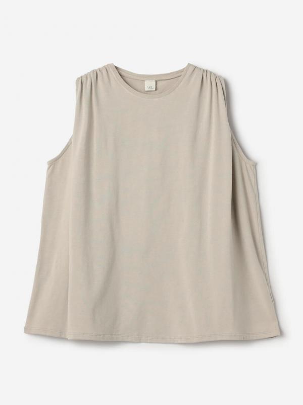 WALANCE | ナチュラルダイ ミントジャージースリーブレストップ WOMEN