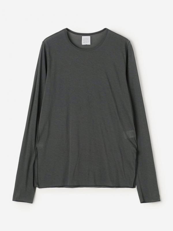 GOOD PEOPLE GOOD STITCHING GOOD PRODUCT | サイドスリット クルーネックロングスリーブTシャツ WOMEN