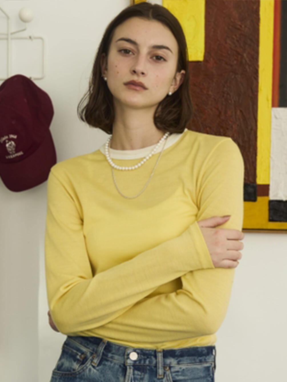 Oblada | WOOL LONG TEE WOMEN