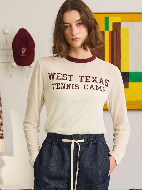 Oblada | SHEER TEXAS LONG TEE WOMEN