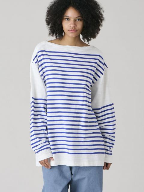 TOURNON. | ボートネック バスクシャツ WOMEN