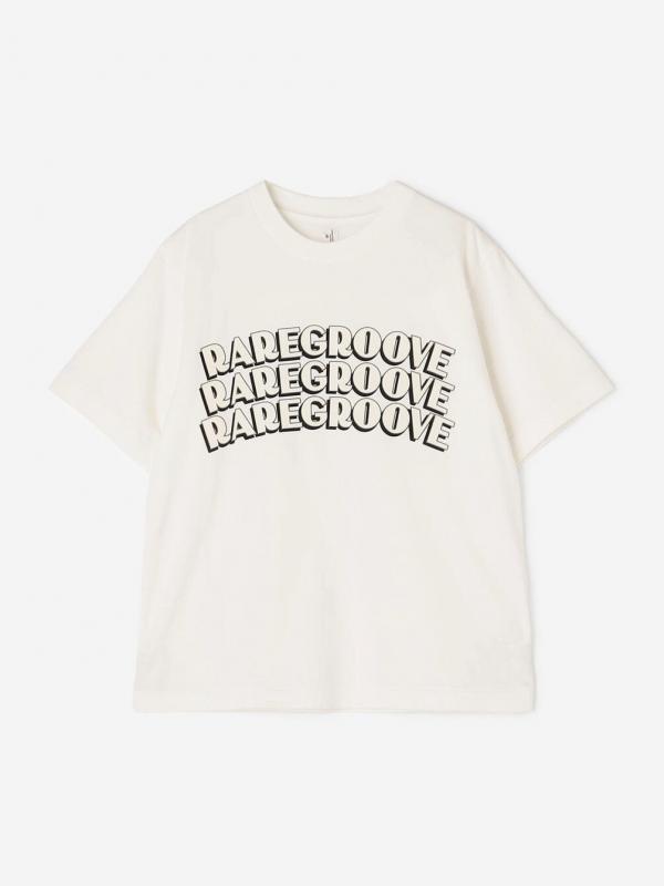 blurhmsROOTSTOCK | ロゴTシャツ RAREGROOVE WOMEN