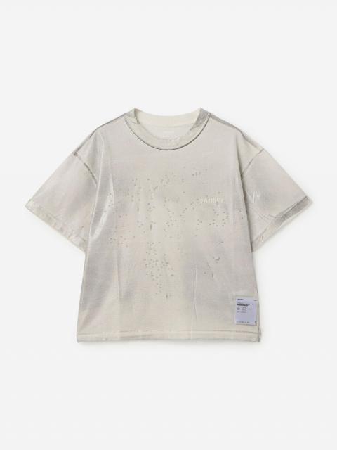 SATISFY | 半袖ロゴTシャツ Silver Foil WOMEN