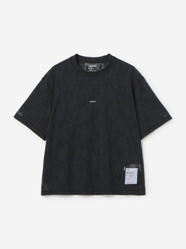 SATISFY | スペースレース Tシャツ BLACK WOMEN