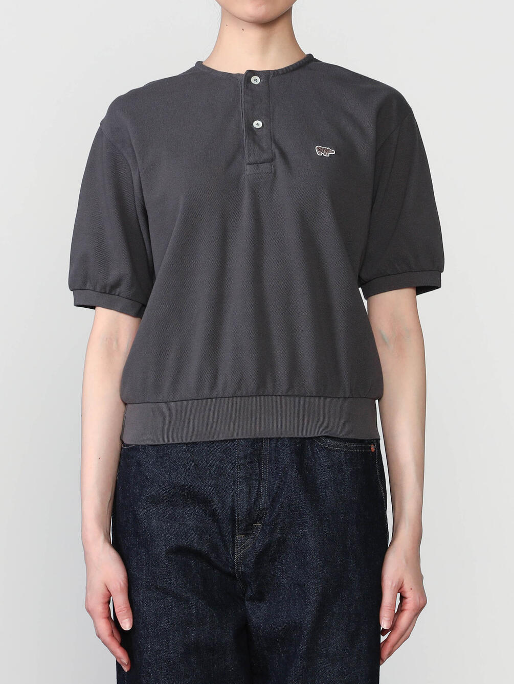 SCYE BASICS | 〈別注〉コットンピケ ヘンリーネックTシャツ WOMEN