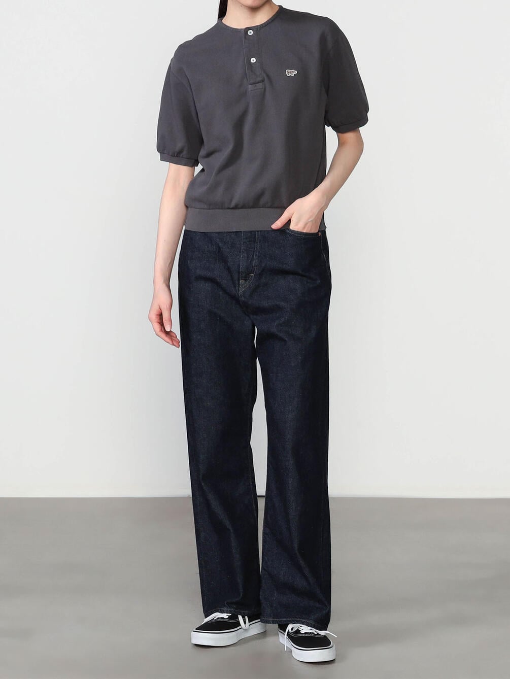 SCYE BASICS | 〈別注〉コットンピケ ヘンリーネックTシャツ WOMEN