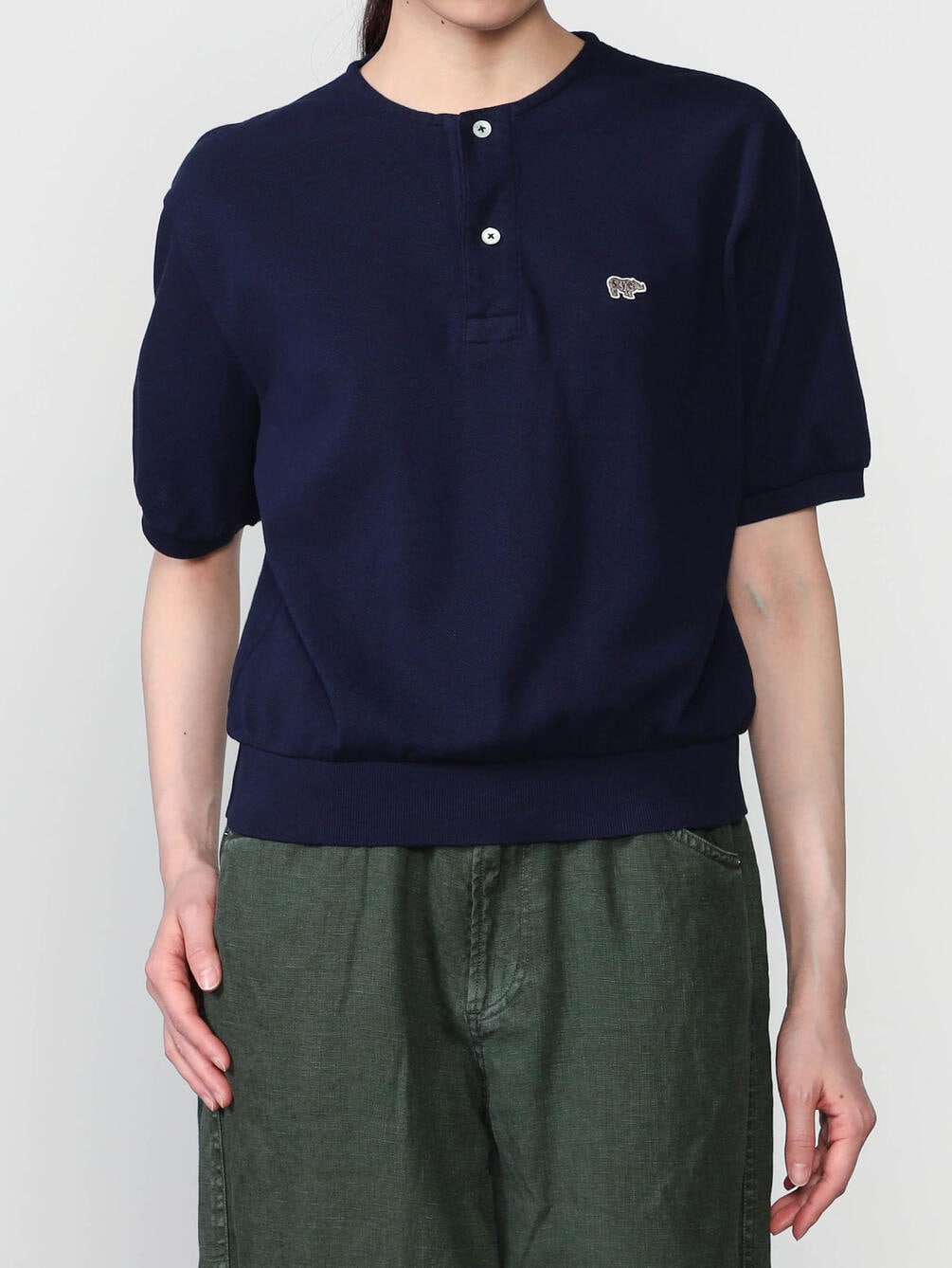 SCYE BASICS | 〈別注〉コットンピケ ヘンリーネックTシャツ WOMEN