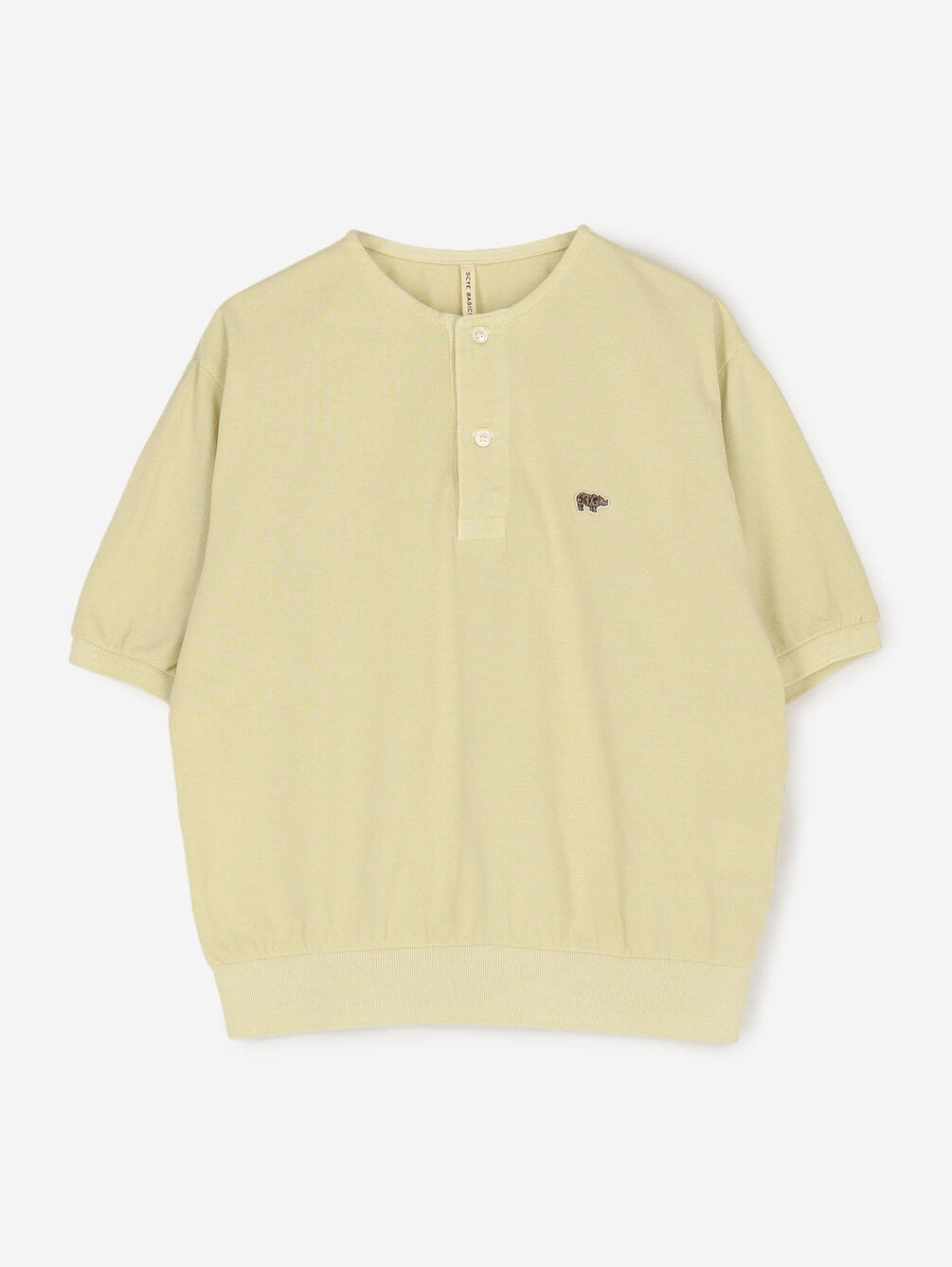 SCYE BASICS | 〈別注〉コットンピケ ヘンリーネックTシャツ WOMEN