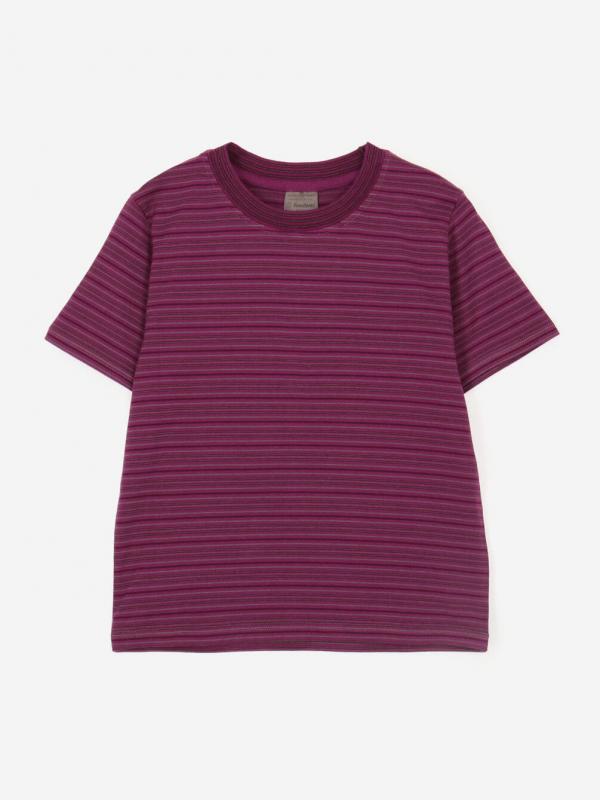 Yonetomi | 〈別注〉クルーネックボーダーTシャツ WOMEN
