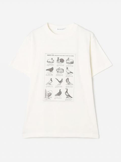 History of Art | プリントTシャツ RABBITS & BIRDS WOMEN