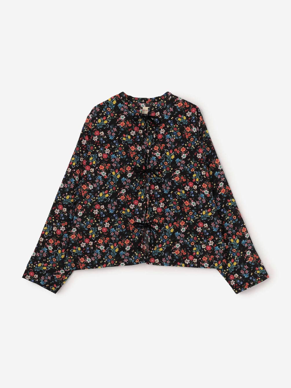 MEYAME | フラワープリント シャツジャケット WOMEN