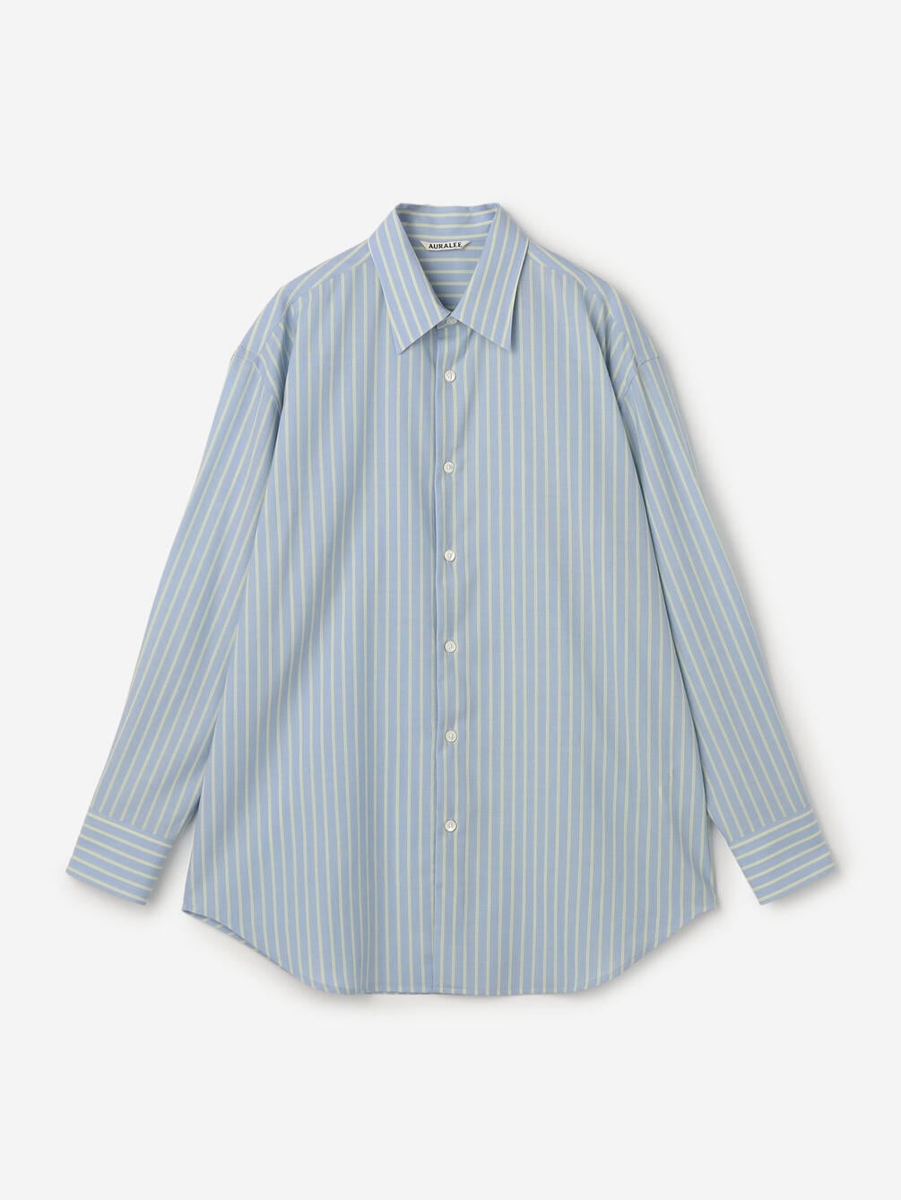 AURALEE | SUPER FINE WOOL STRIPE SHIRT WOMEN