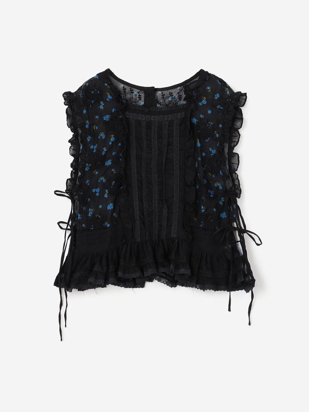 crinkle crinkle crinkle | シアーフラワー ベストブラウス WOMEN