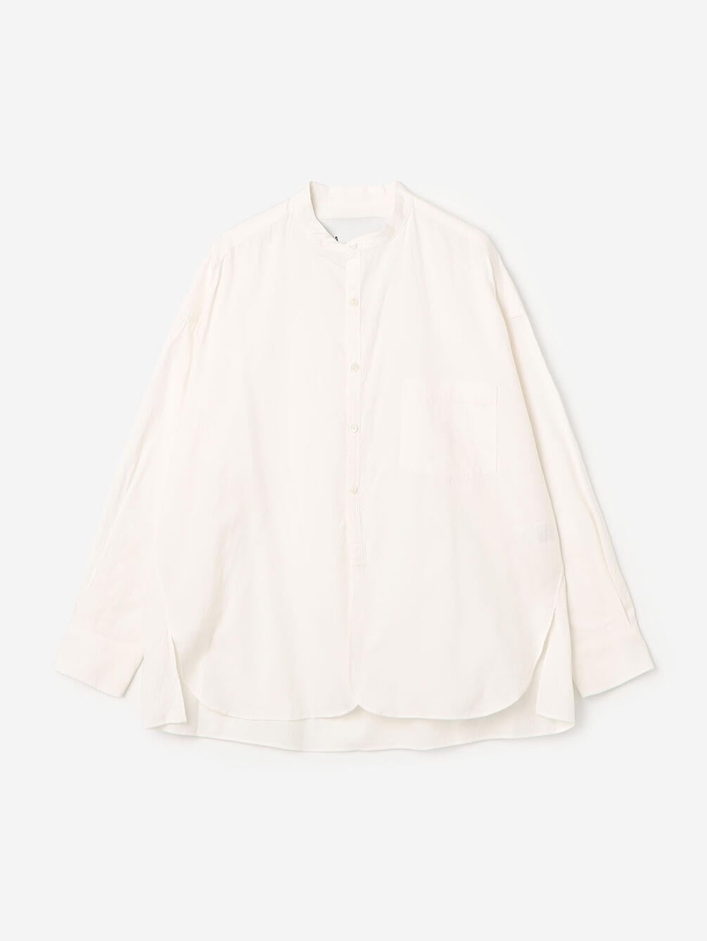 TICCA | コットン ノーカラーシャツ WOMEN