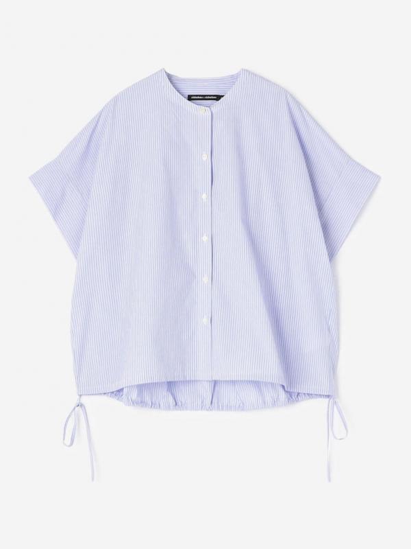 nicholson & nicholson |〈別注〉ドローストリング半袖シャツ WOMEN