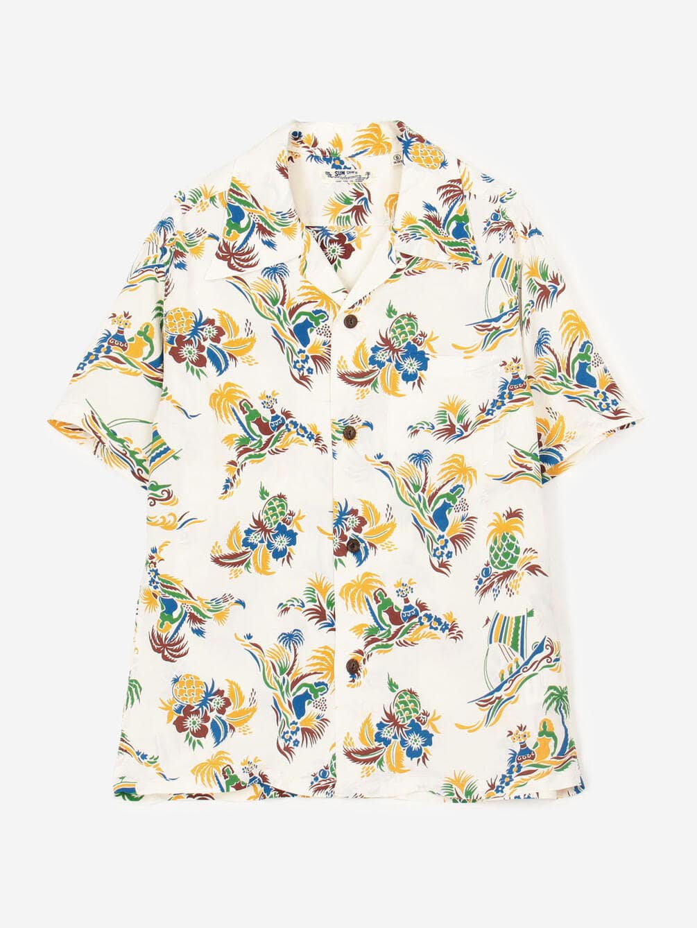 SUN SURF | 半袖ハワイアンシャツ "ISLAND TRIP" WOMEN