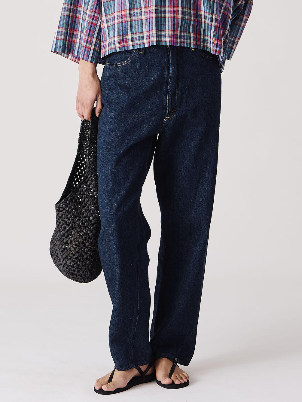 orSlow | HIGH WAIST SELVEDGE DENIM PANTS WOMEN