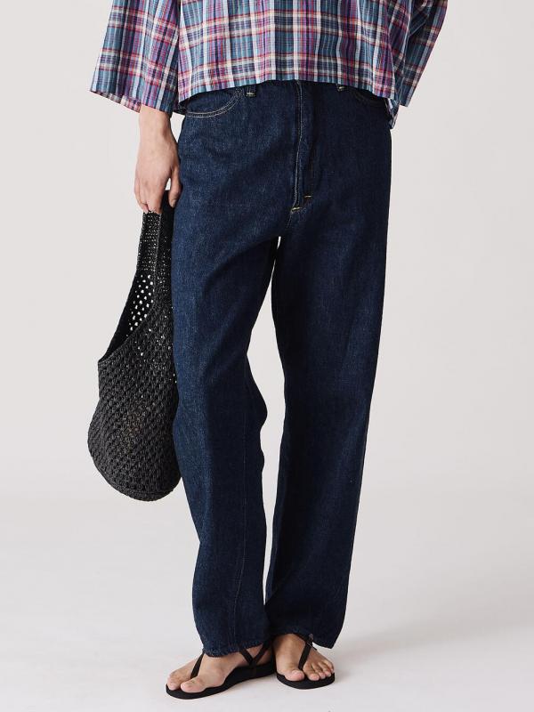 orSlow | HIGH WAIST SELVEDGE DENIM PANTS WOMEN