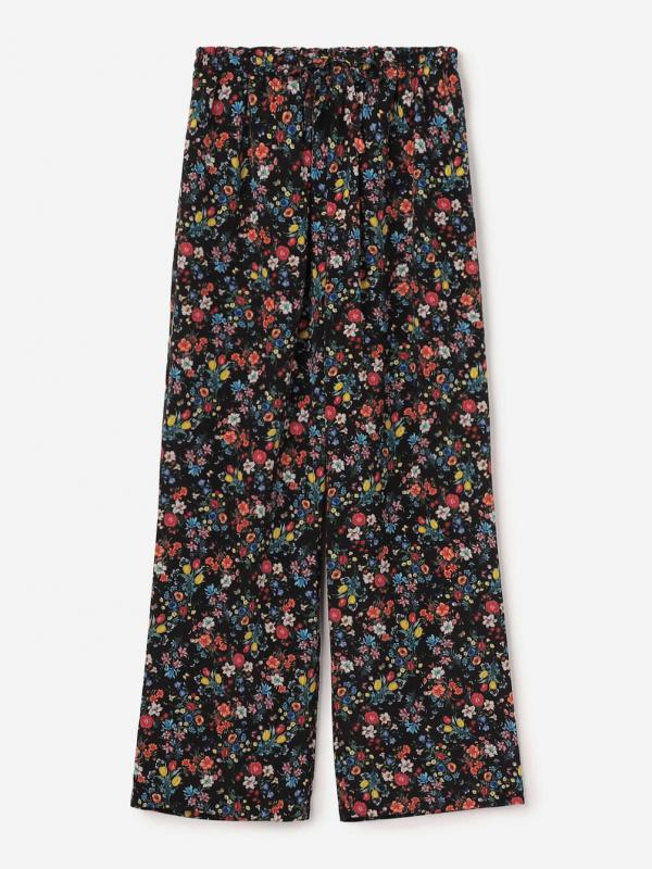 MEYAME | フラワープリント イージーパンツ WOMEN