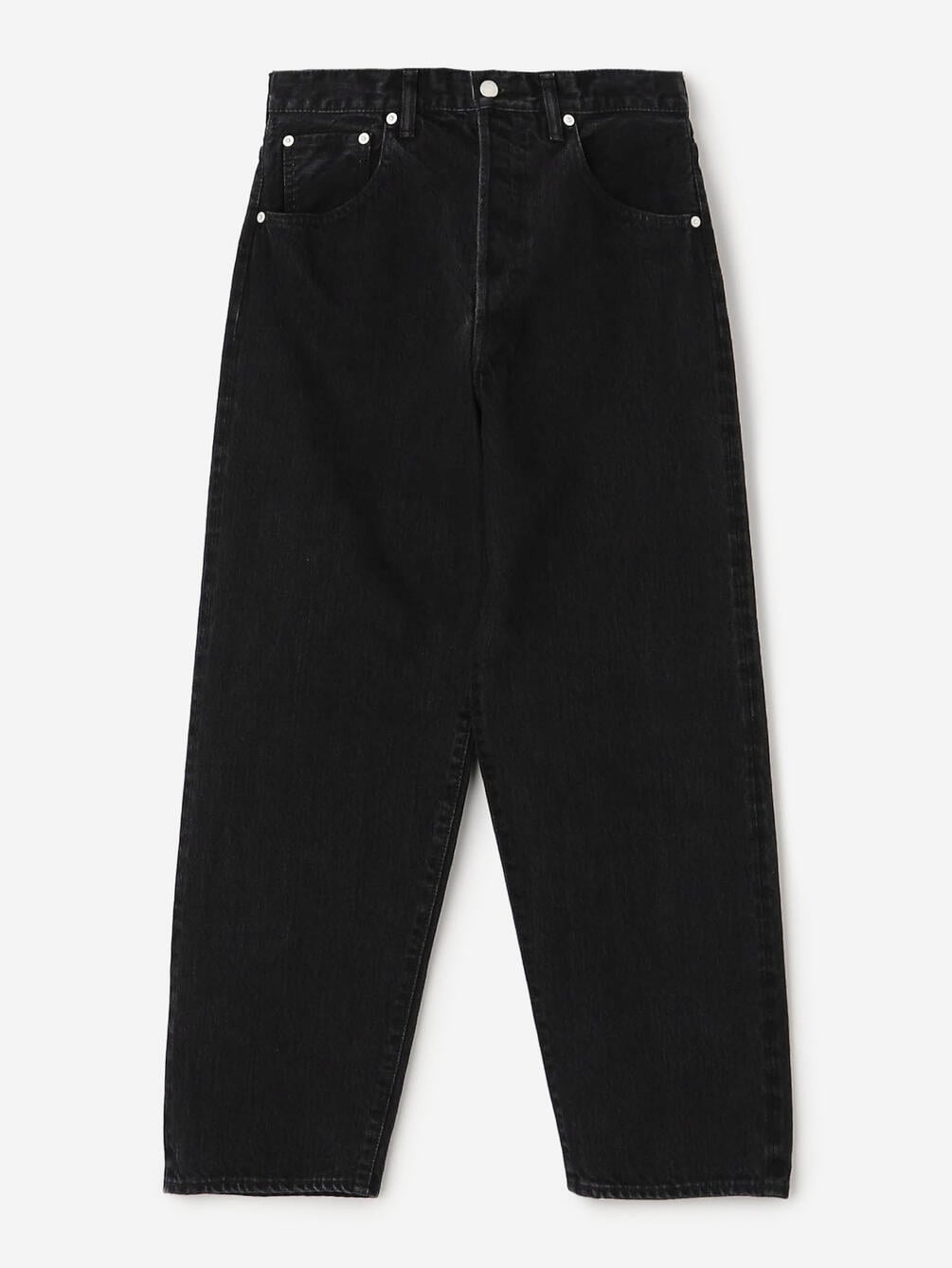 SCYE BASICS | セルビッチ ワイドデニム Black WOMEN