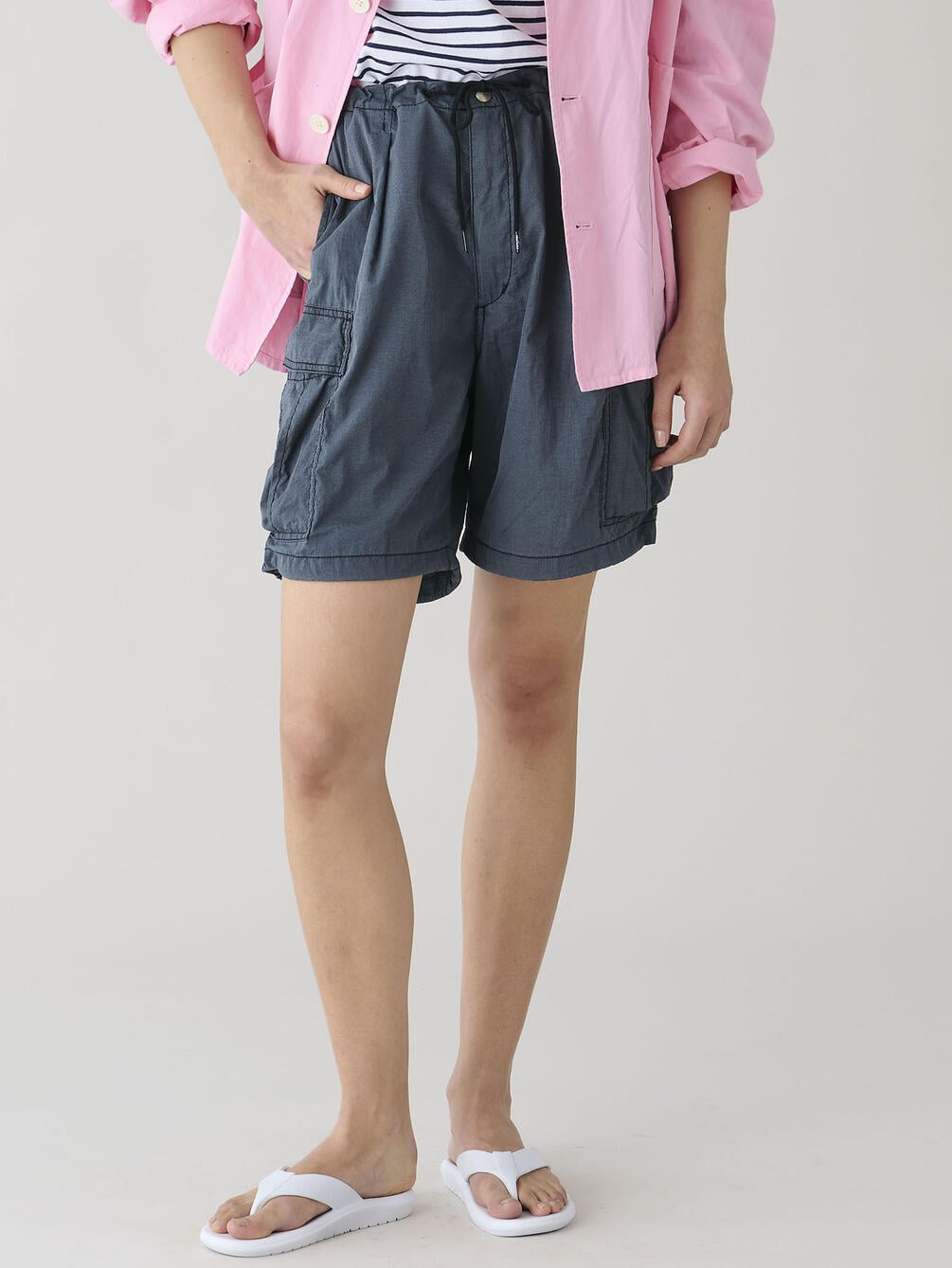 WILD THINGS | 〈別注〉 ダブルダイナイロン カーゴショーツ WOMEN