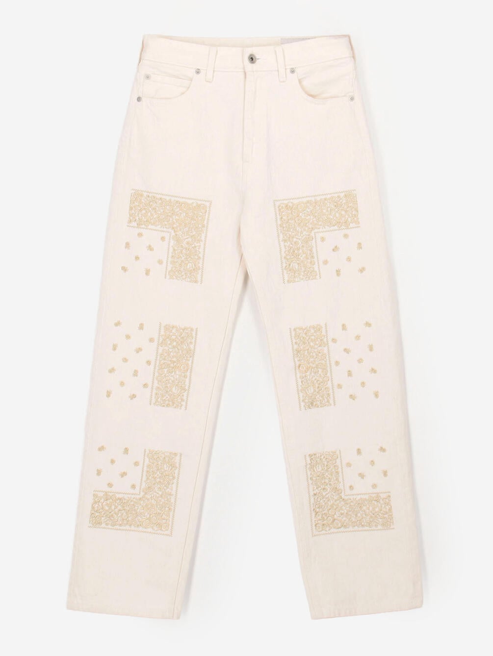 NOMARHYTHM TEXTILE | 〈別注〉バンダナ刺繍 デニムパンツ WOMEN