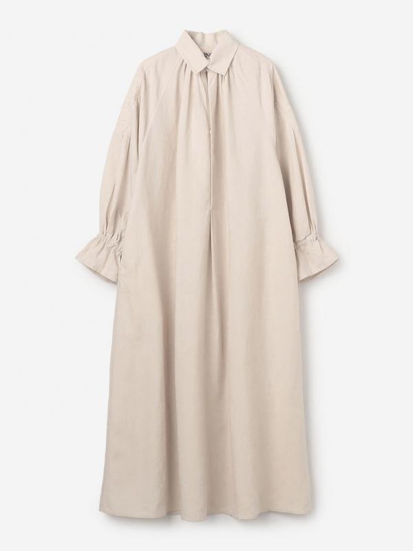 TOURNON. | リネン オーバーシャツドレス WOMEN