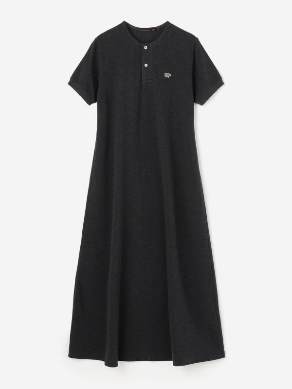 SCYE BASICS | 〈別注〉鹿の子ヘンリーネックワンピース WOMEN