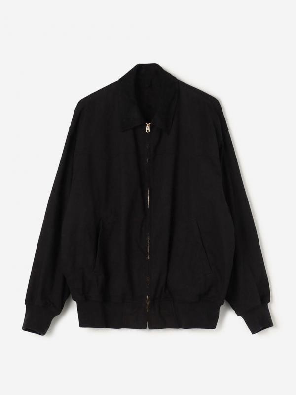 COMOLI | ブラックドリル ジップジャケット MEN